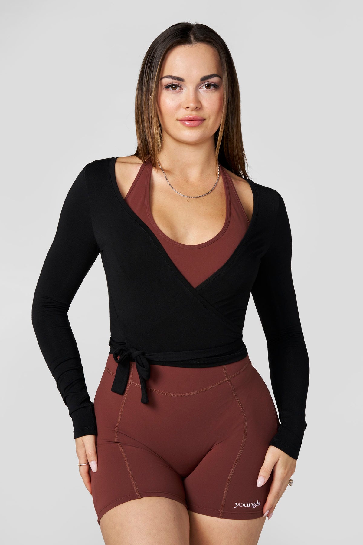 W4338 Wrap Top