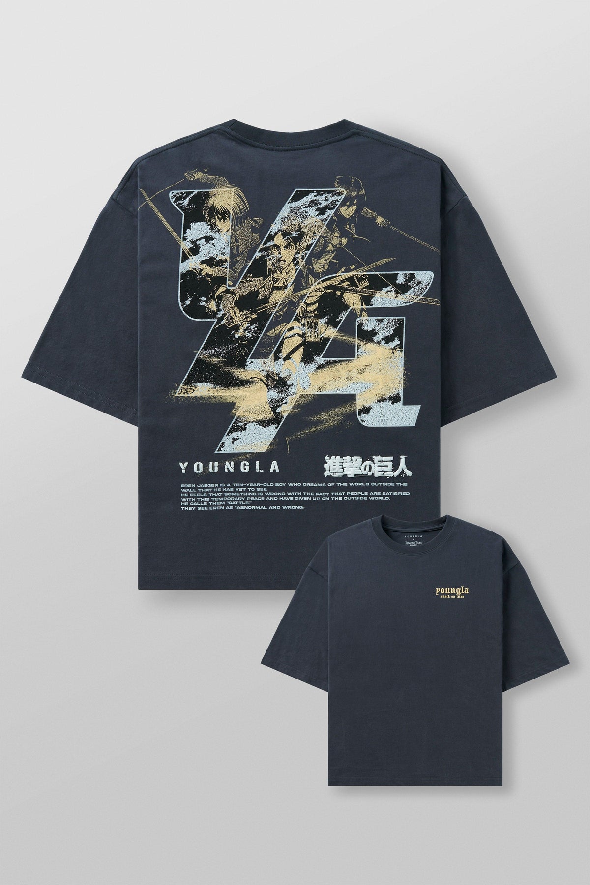 4186 - AOT©  x YLA Cropped Tees