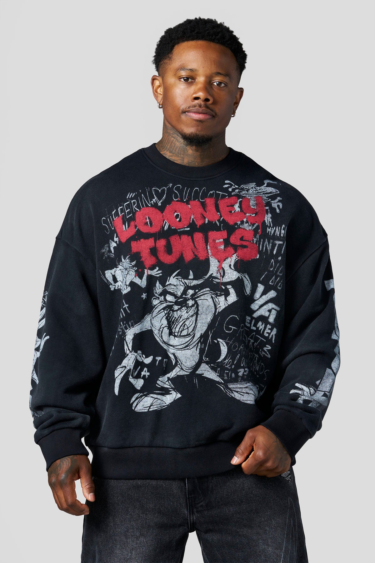 5256 - Looney Tunes Graffiti Crewnecks