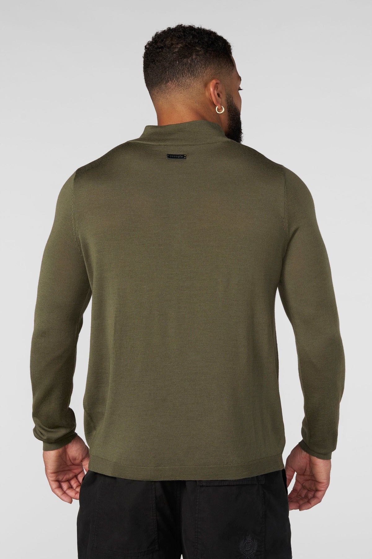 8048 - Monaco Wool Quarter-Zip Sweaters