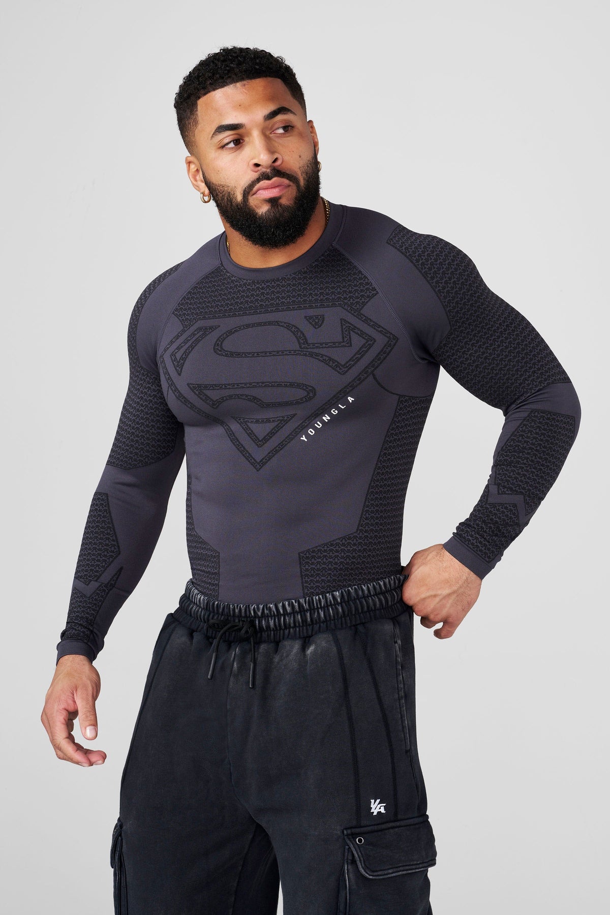 8066 - Superman Compression Longsleeves