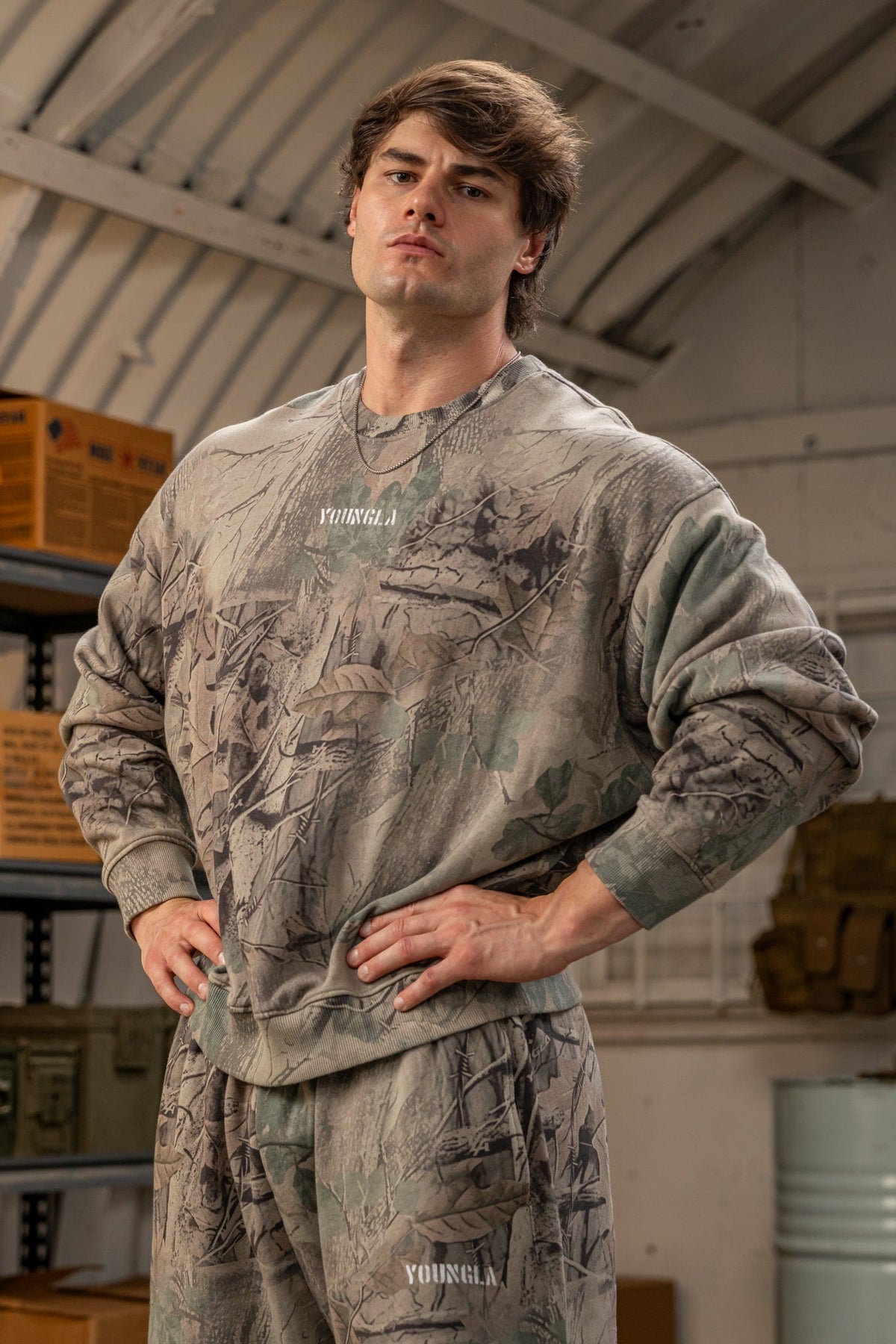 5206 - Tree Camo Collection - Crewnecks