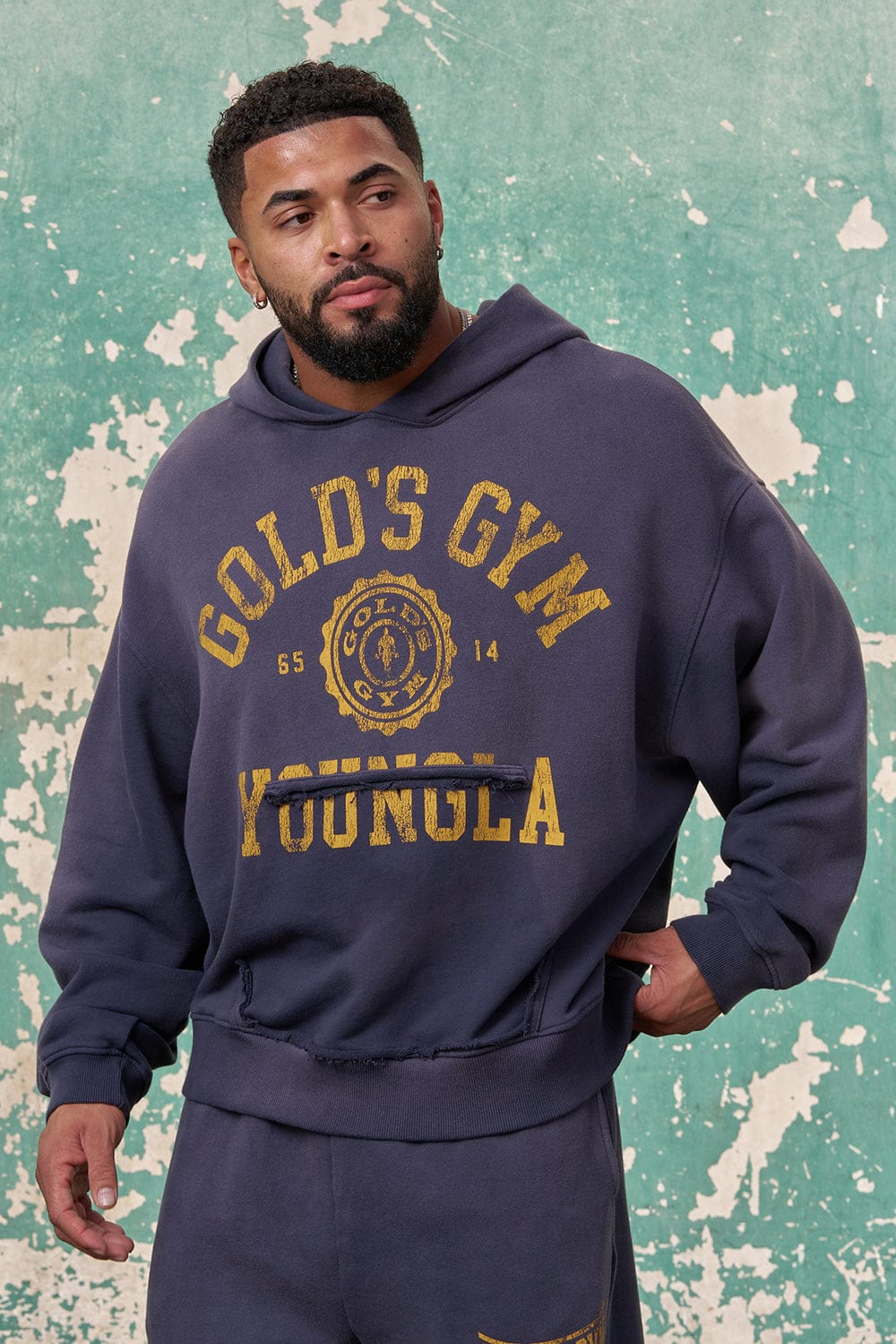 5167 - Gold's Iron Legacy Crest Hoodies